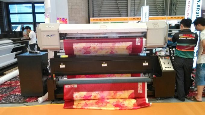이중 CMYK 색깔을 구르는 폴리에스테 직물 Mutoh 승화 인쇄 기계 잉크젯 프린터 목록 3