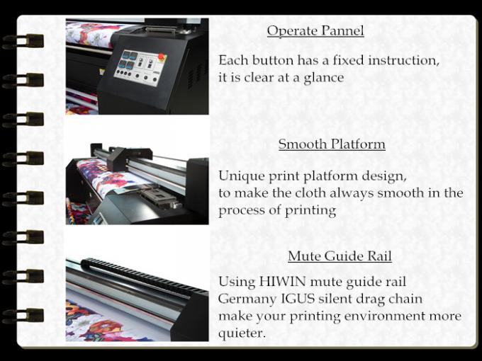 염료 승화는 직물 디지털 방식으로 직물 인쇄기 Epson DX5에 지시합니다 0